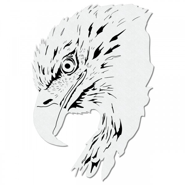 Adler Kopf Airbrush Schablone Eagle Head Stencil A5