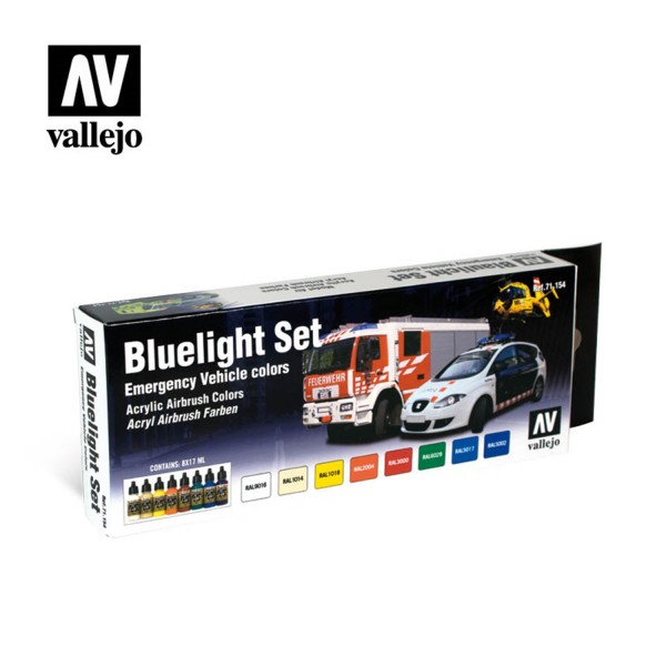 Bluelight Set | Model Air Vallejo Airbrush-Modellbau-FarbenSet