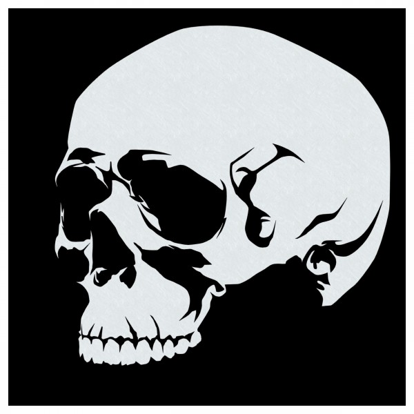 Skull #09 | Totenkopf Airbrush-Schablone ca. A5
