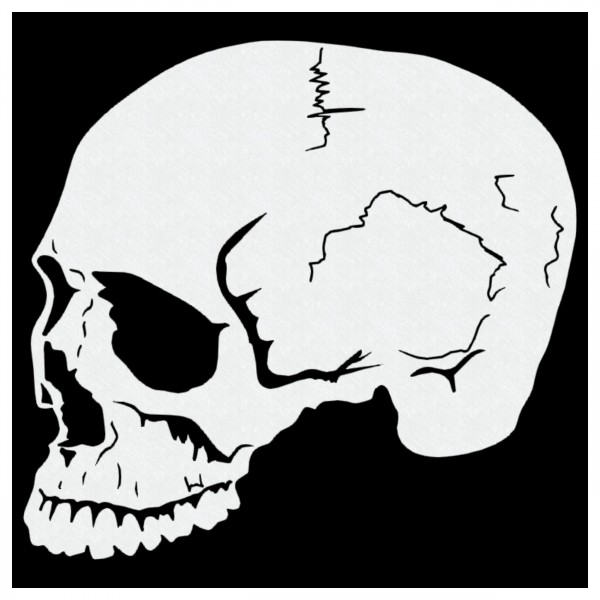Skull #090| Totenkopf Airbrush-Schablone | ca.12x 10cm