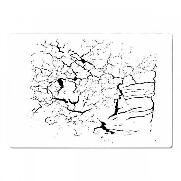 Wüsten Boden Struktur | FX Airbrush Schablone ca. 19 x 27cm