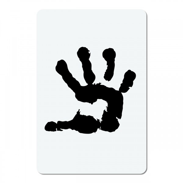 Hand | mini #06 Airbrush Schablone A6